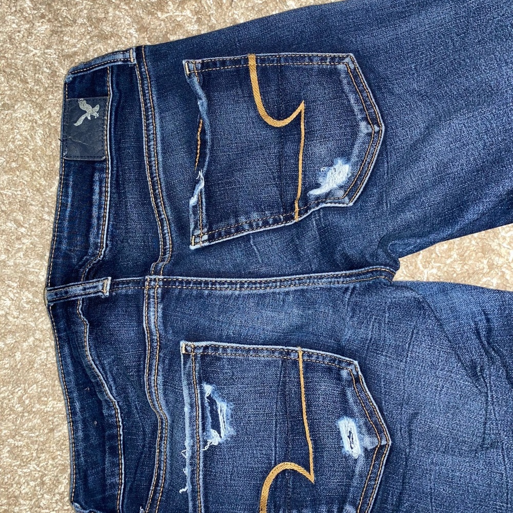 American eagle dark wash skinny jeans - Picture 3 of 6